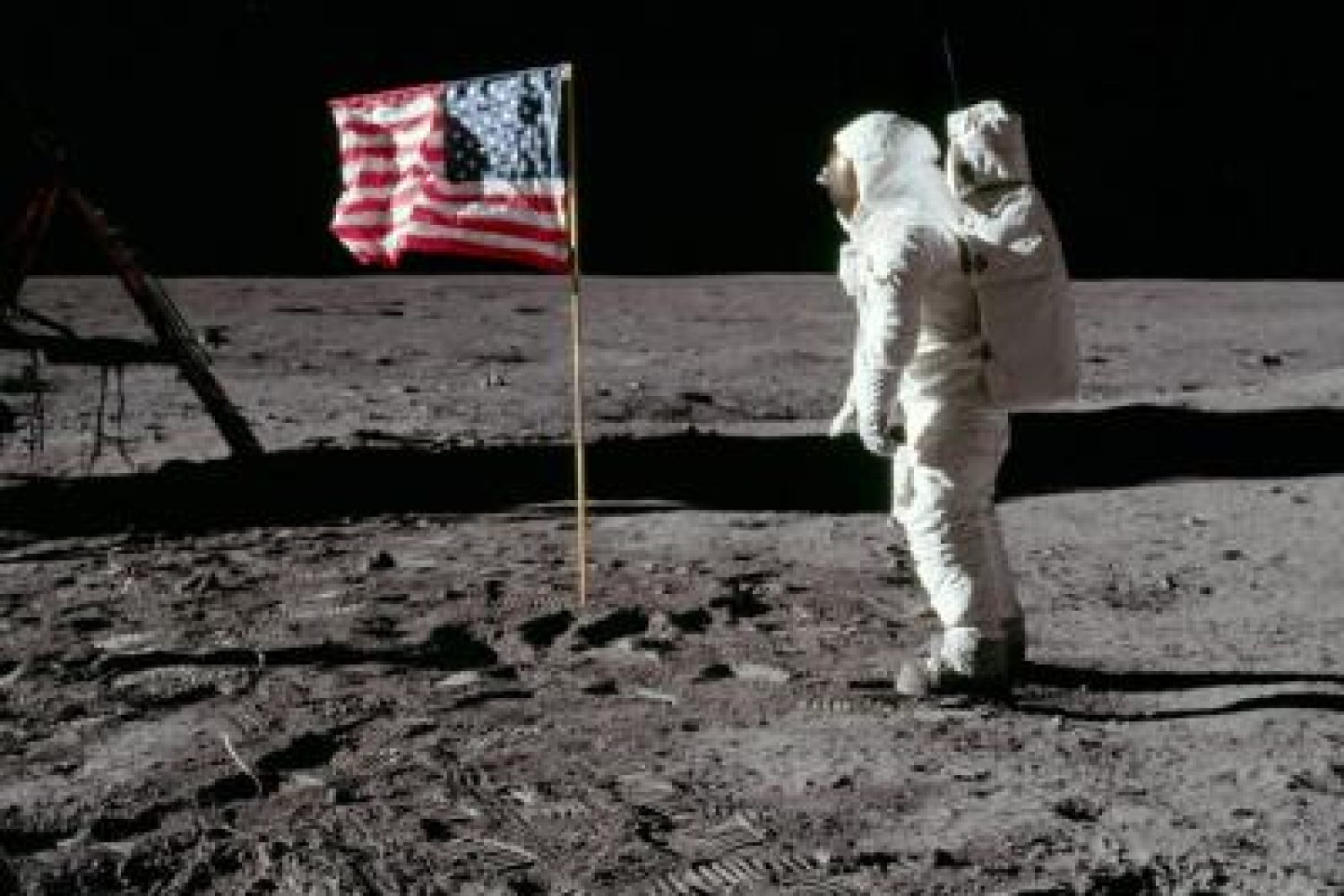 llegada a la Luna. Imagen de archivo.