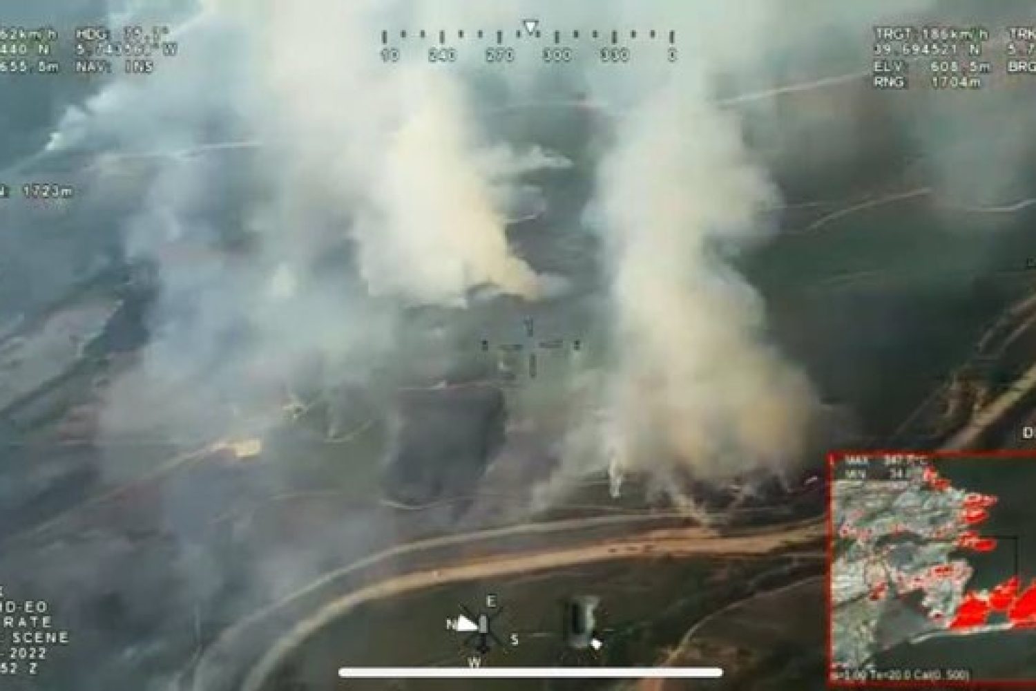 Los incendios de Las Hurdes, Casas de Miravete y Jerte queman más de 6