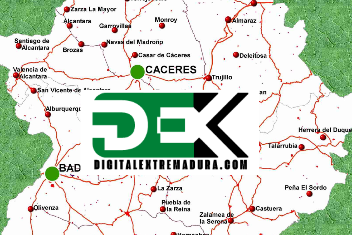 mapa extrema con logo