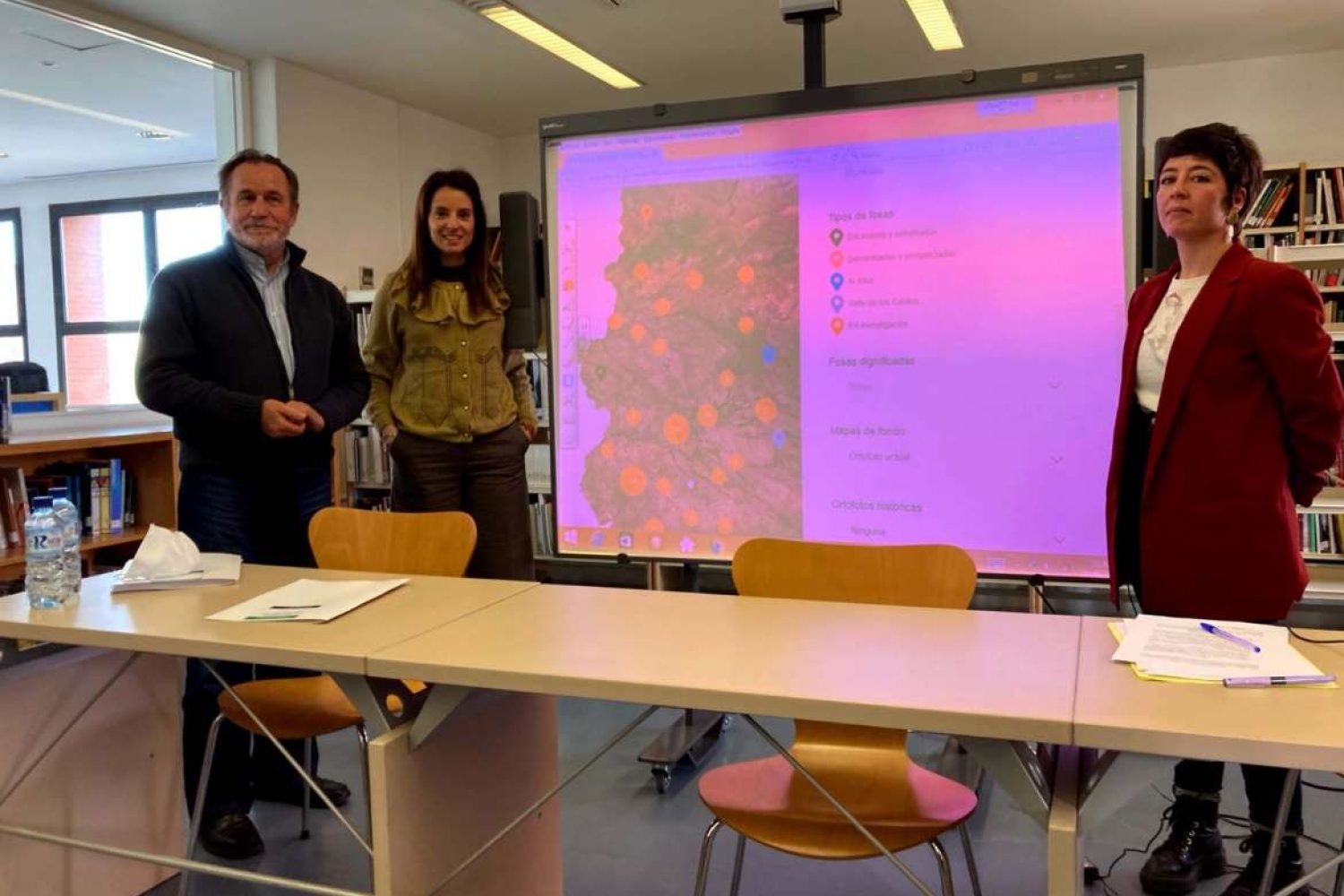 mapa fosas guerra civil
