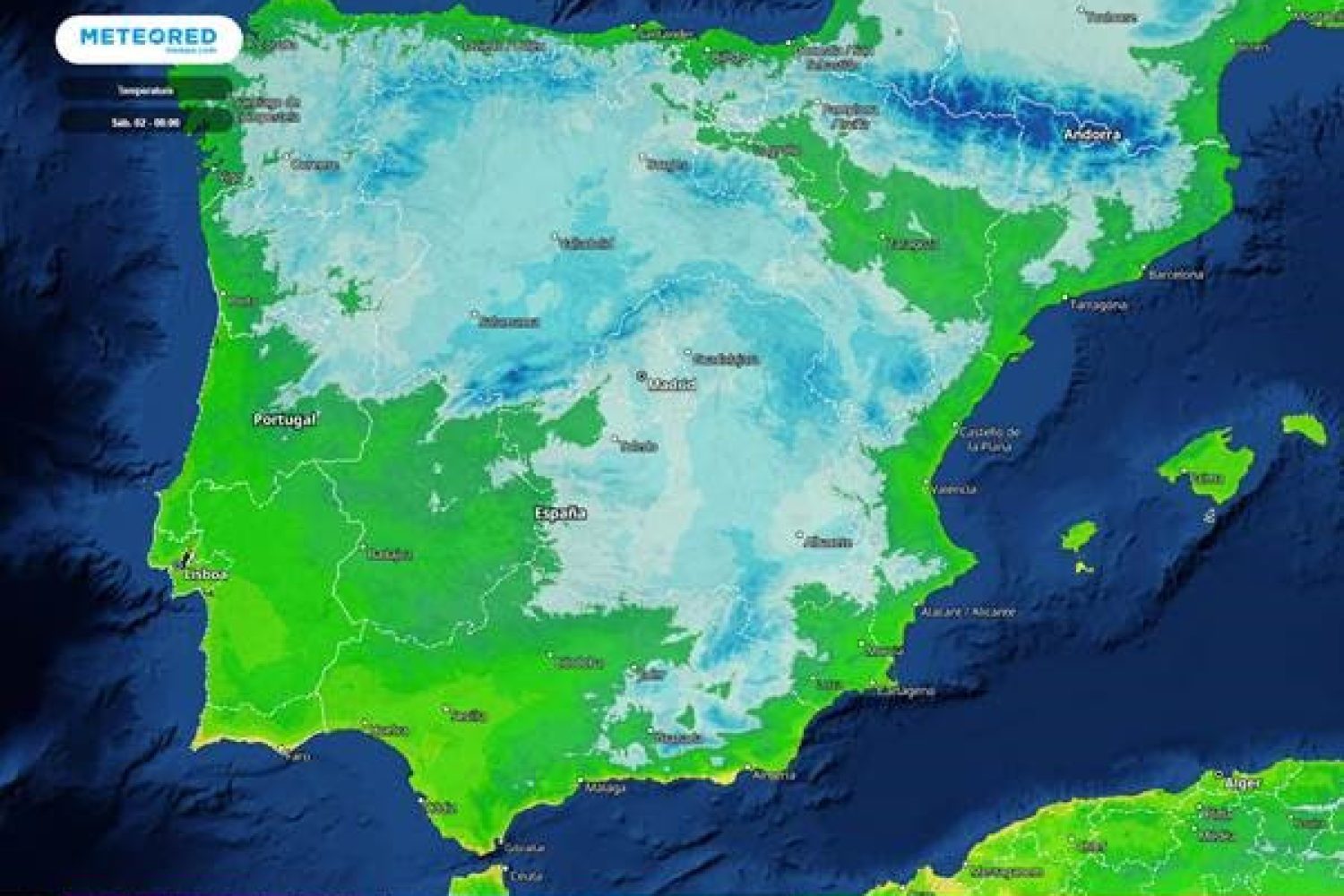 mapa meteo