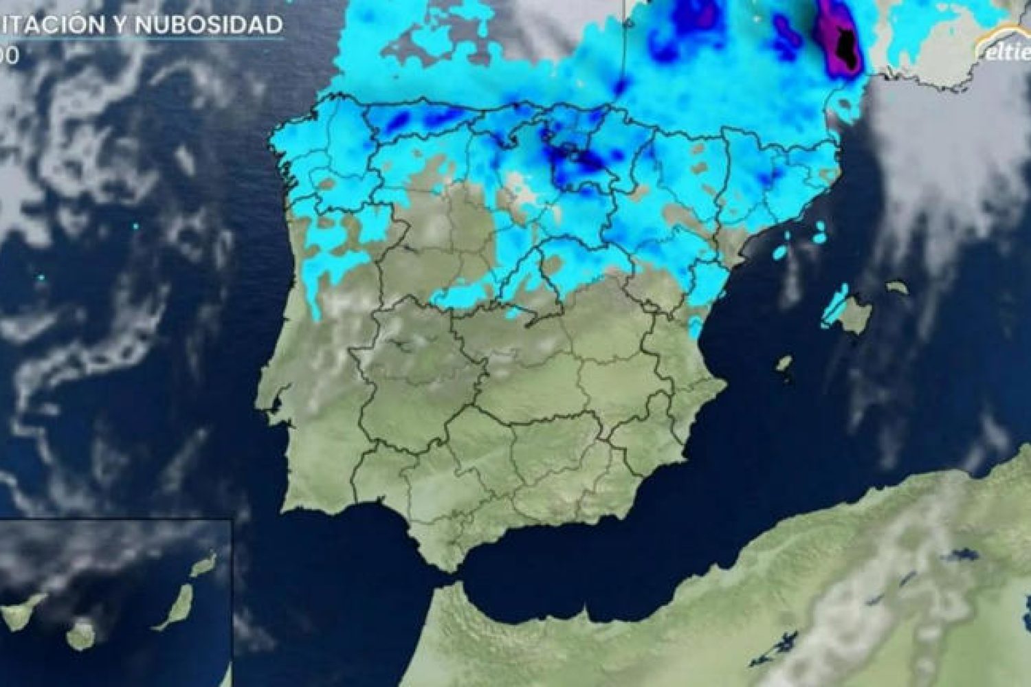 mapa tiempo