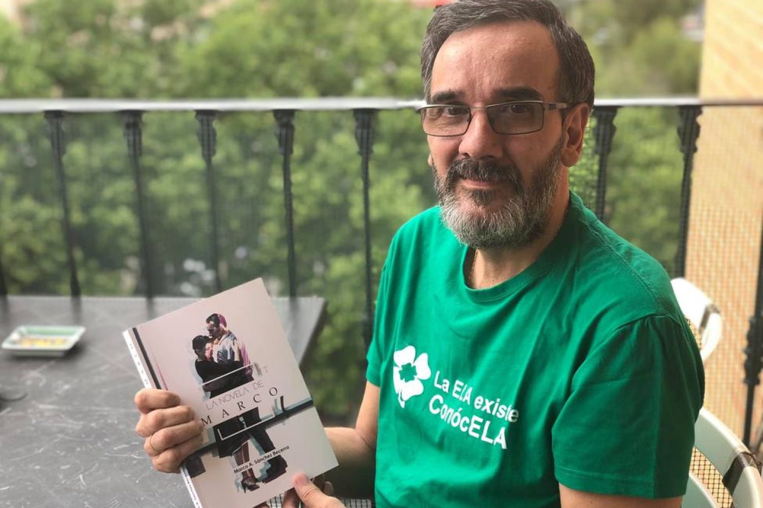 El activista de ELA Marco Antonio Sánchez Becerra.DEP.