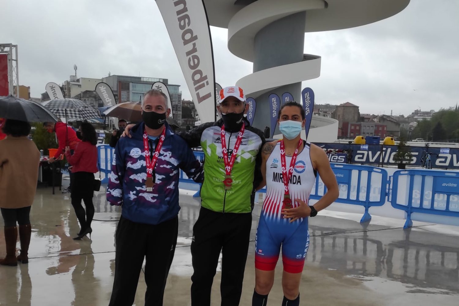medallas paratriatlón Campeonato de España de Duatlón