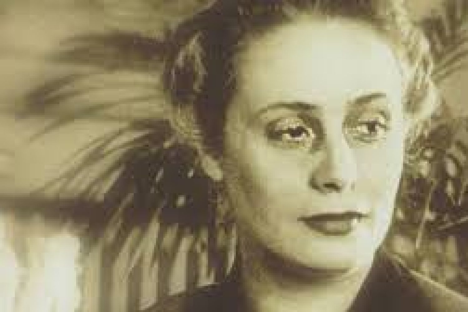 Mercedes Formica, en plena juventud.
