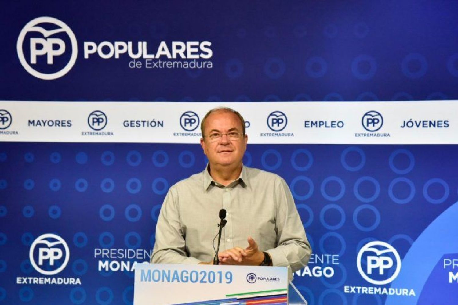 José Antonio MOnago, este lunes 1 de abril.