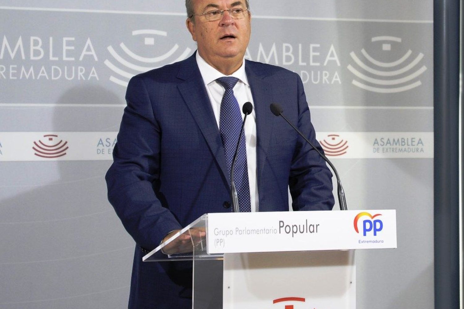 J.A. Monago. Presidente del Partido Popular.