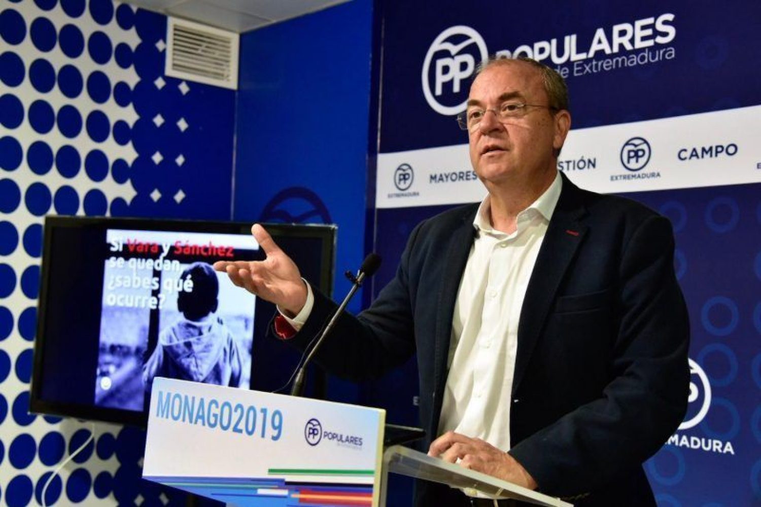 J.A. Monago. Partido Popular.