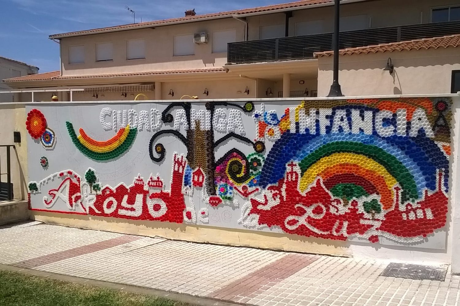 mural tapones arroyo de la luz