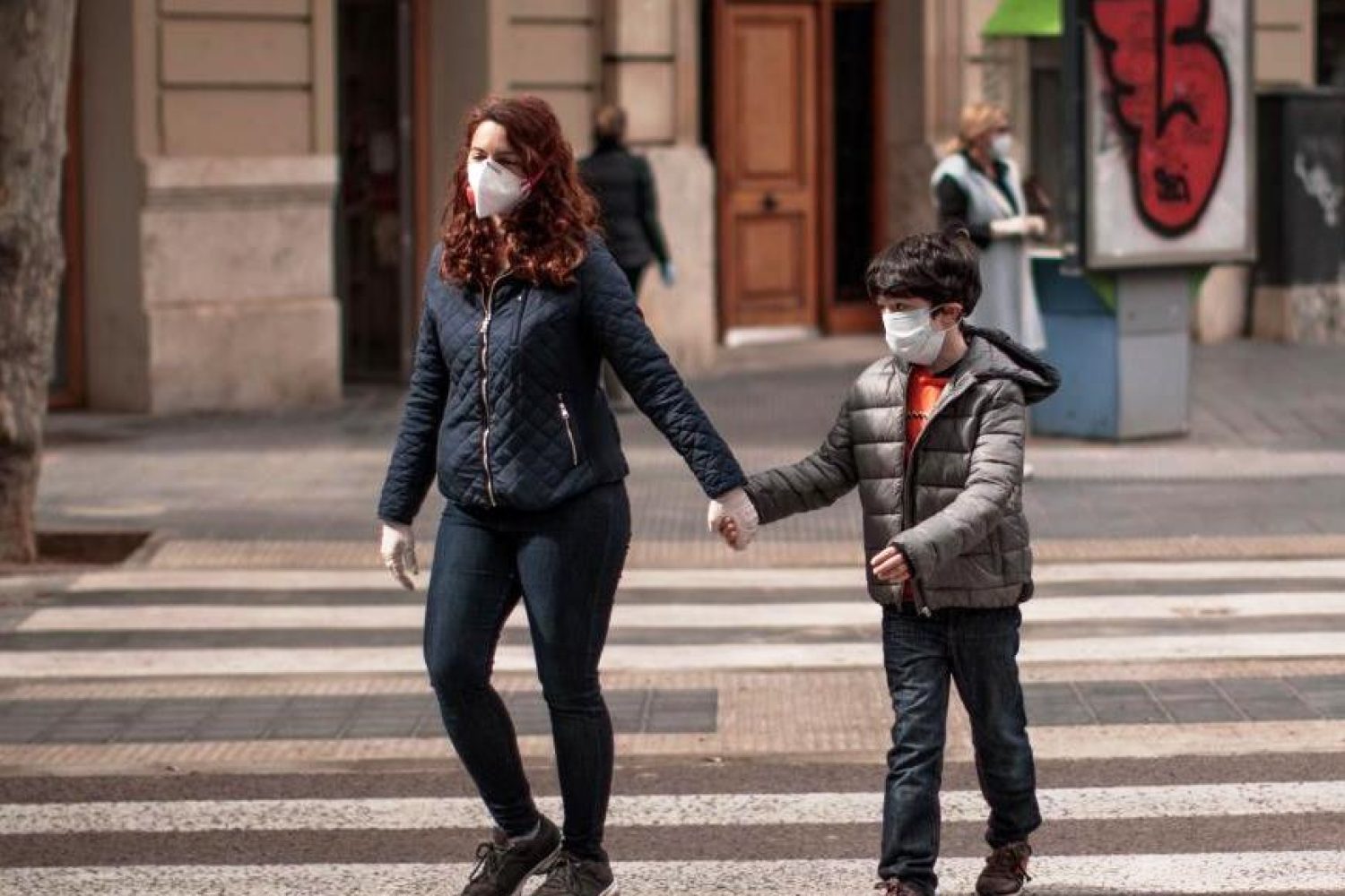niños paseo coronavirus
