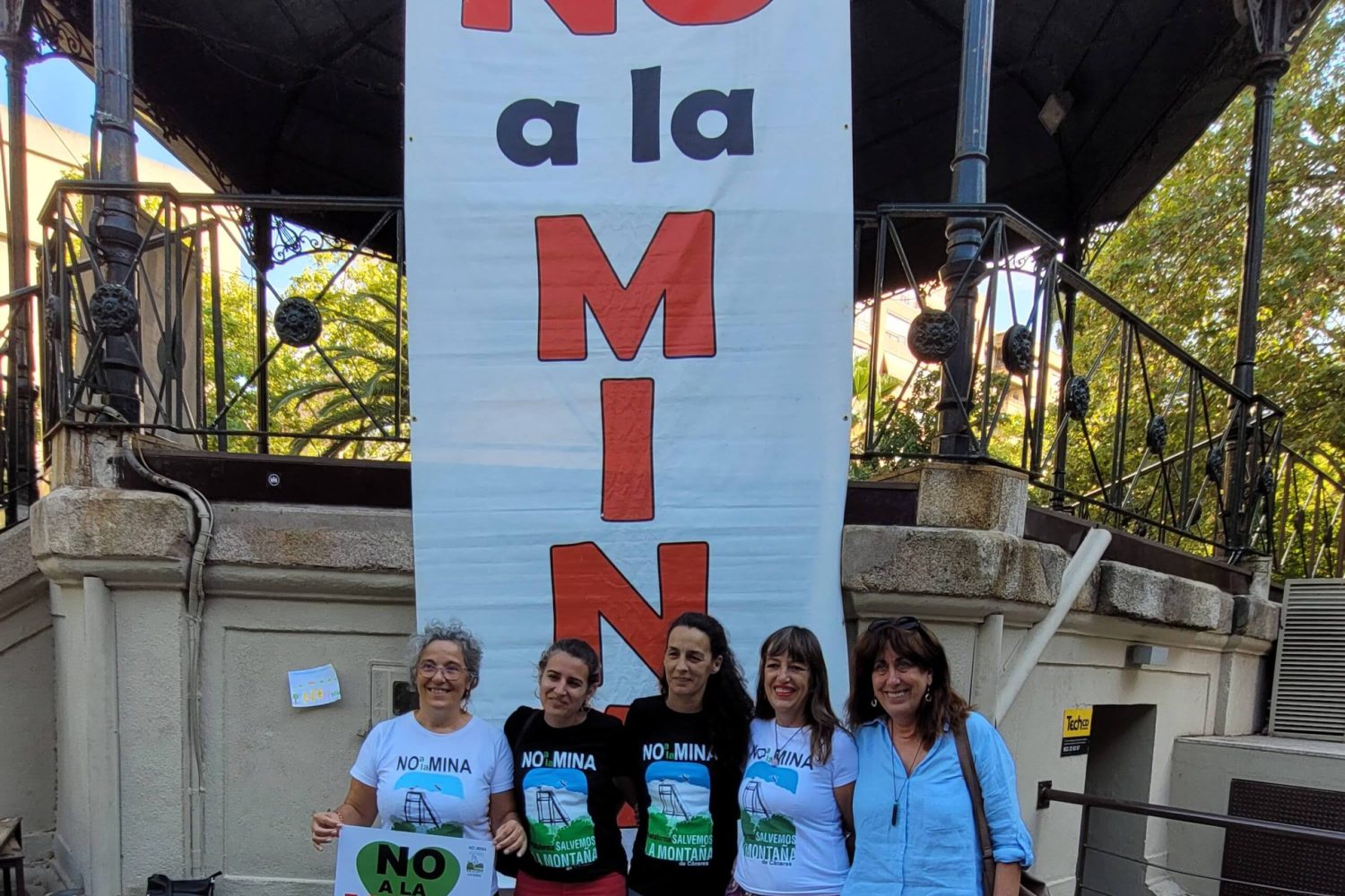 no a la mina unidas podemos cc