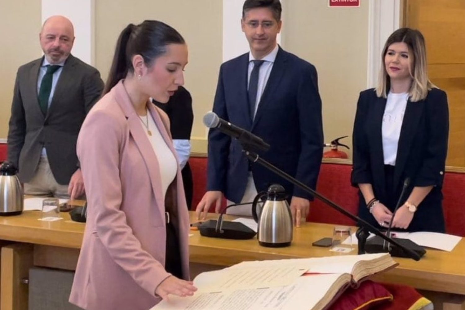 Noelia Rodríguez, edil del ayuntamiento de Cáceres.