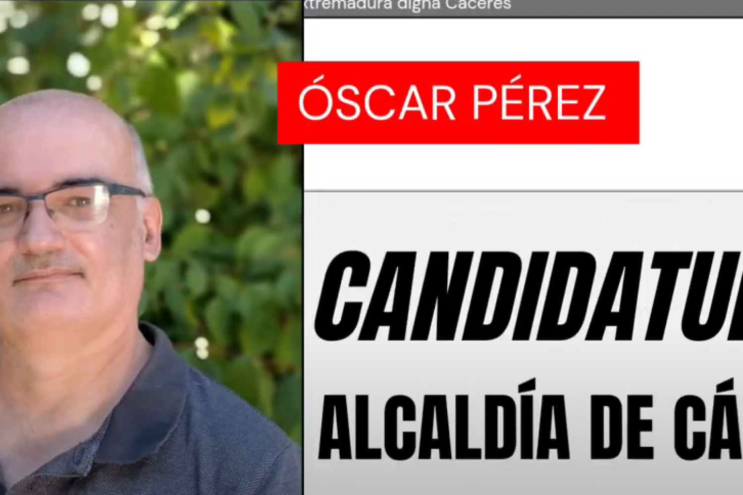 oscar perez una extremadura digna