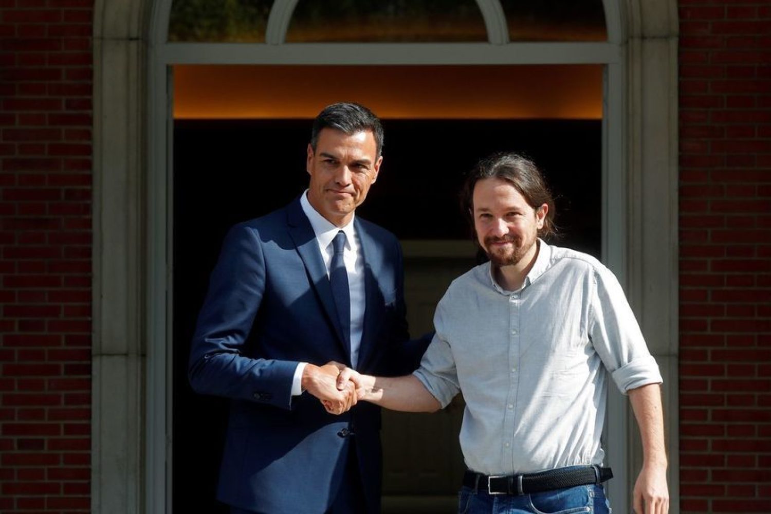 Pedro Sánchez y Pablo Iglesias. Imagen de archivo.