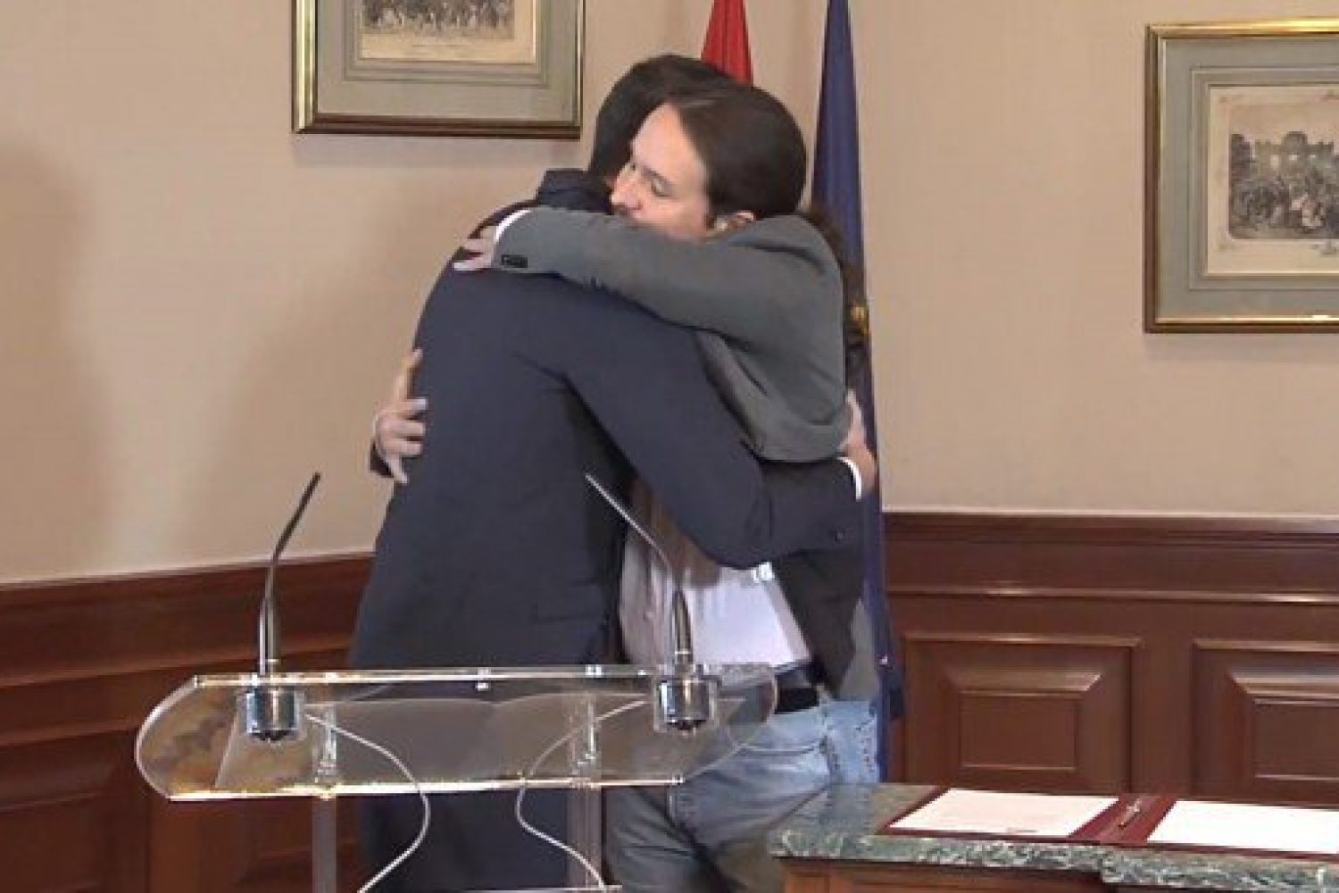 Pedro Sánchez y Pablo Iglesias anuncian un acuerdo de Gobierno
