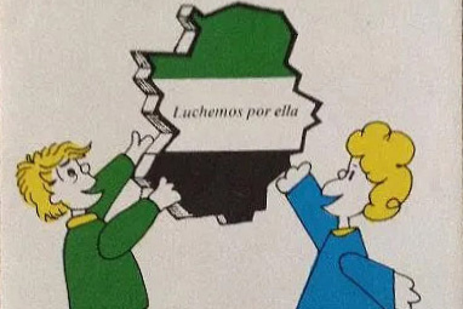 Pegatina de la Semana de Extremadura en la escuela