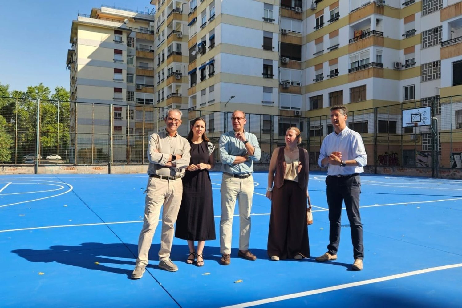 El Ayuntamiento de Cáceres culmina la mejora de ocho instalaciones deportivas en cuatro barrios de la ciudad