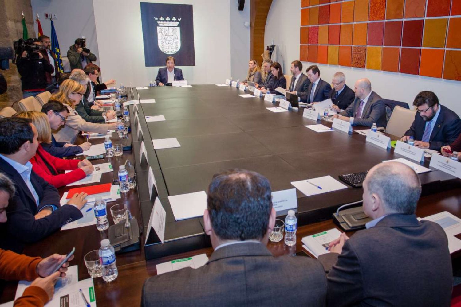 Reunión Pacto Ferrocarril Extremadura,  21 de enero 2019.