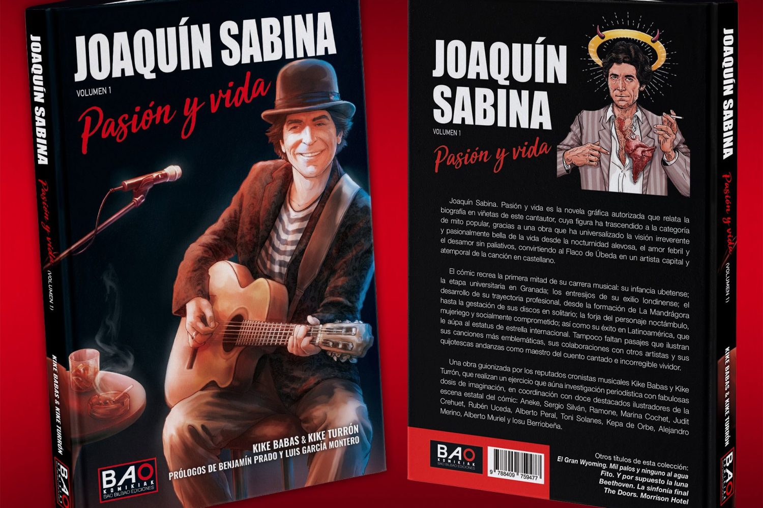 24/09/2025 'Joaquín Sabina. Pasión y vida' (BAO Bilbao Ediciones).
CULTURA 
BAO BILBAO EDICIONES
