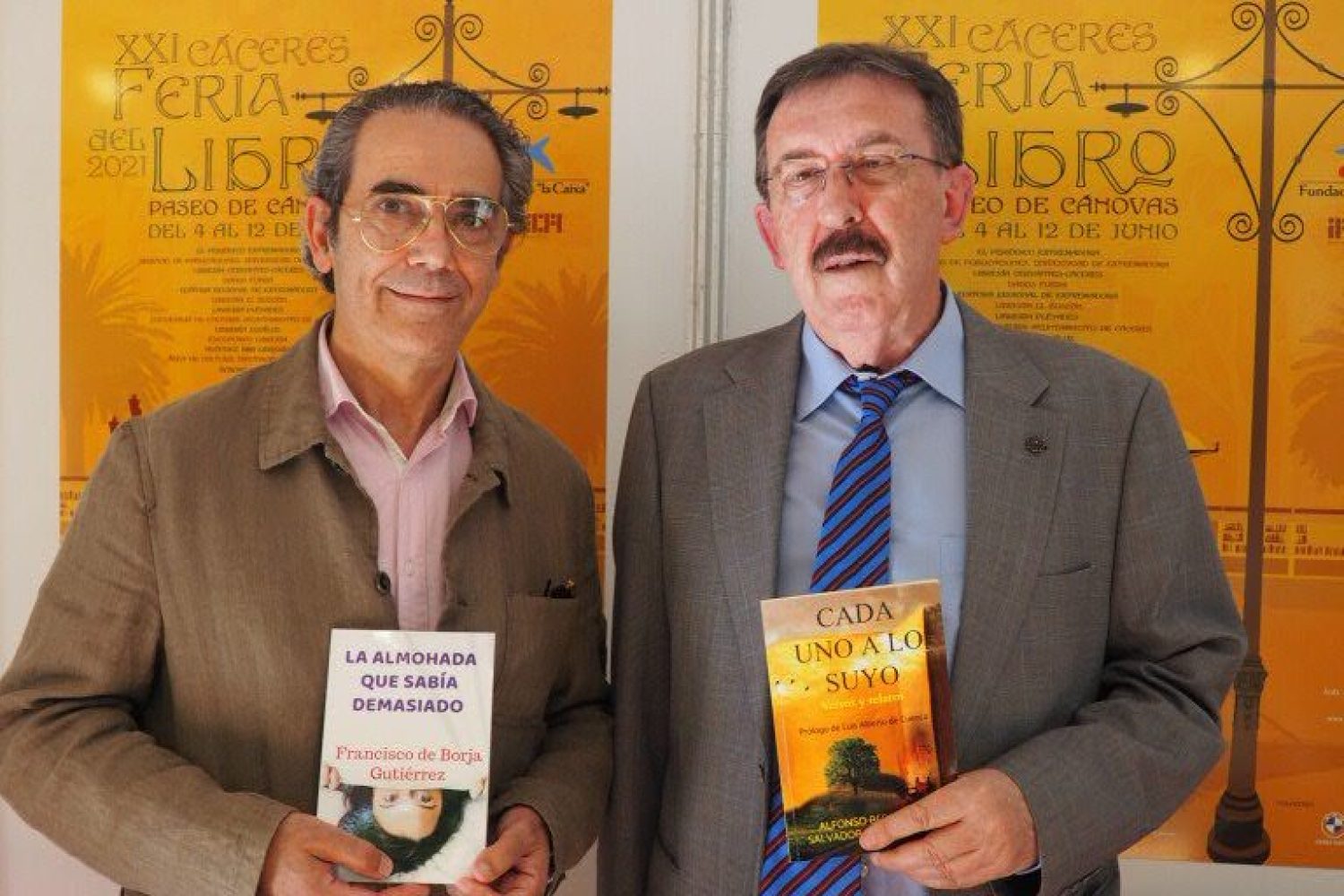 DE izda a dcha, Francisco de Borja y Salvador Calvo Muñoz