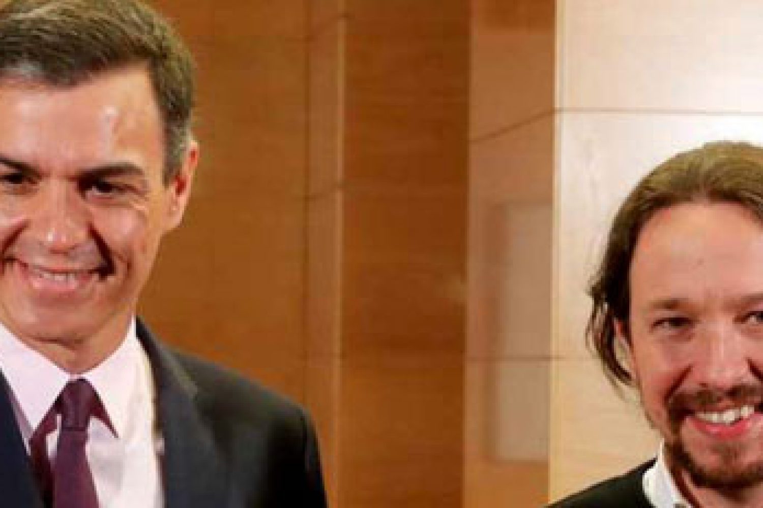 Pedro Sánchez y Pablo Iglesias.