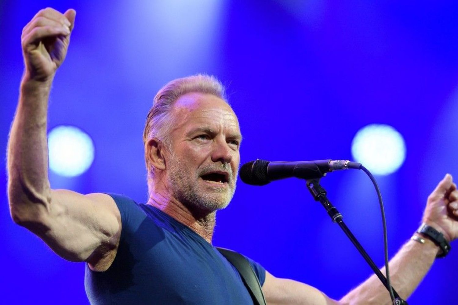 Sting, incombustible a sus 68 años.