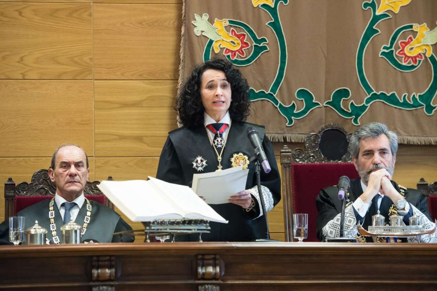 María Félix Tena, en su discurso como nueva Presidenta del TSJEx.