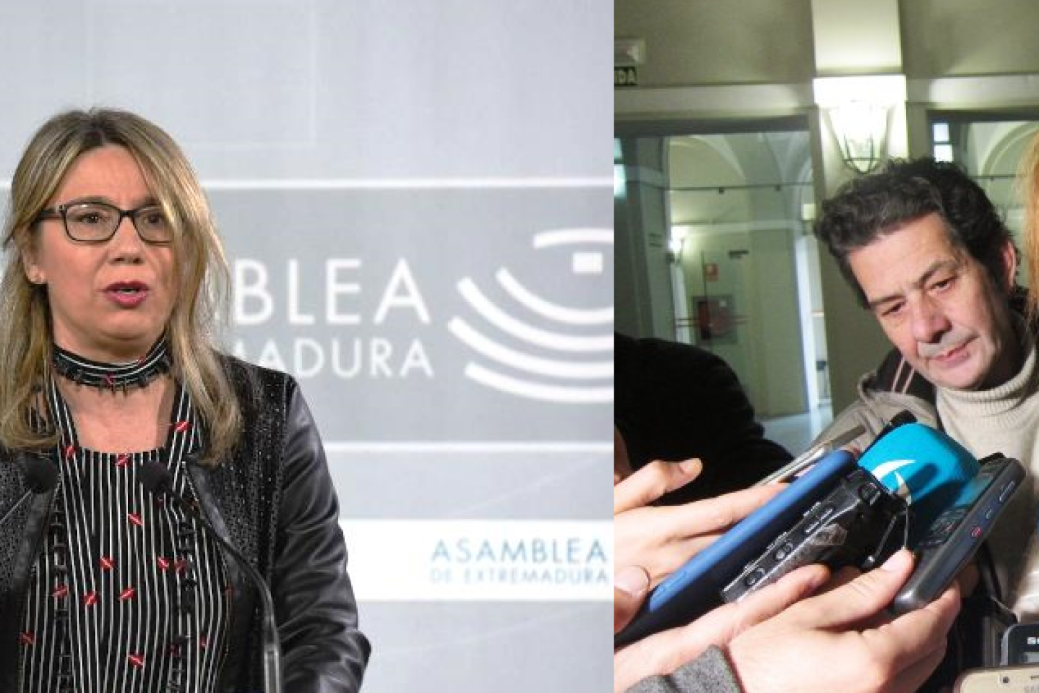 De izda a dcha, Teniente y García Seco.