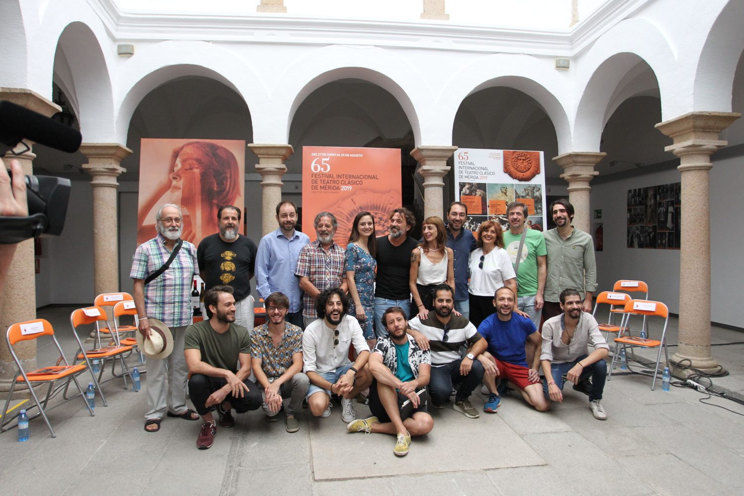 Elenco artístico de Tito Andrónico.