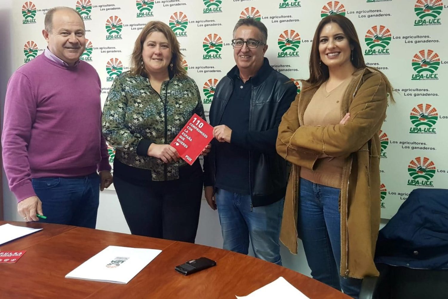Reunión UPA-UCE con PSOE.