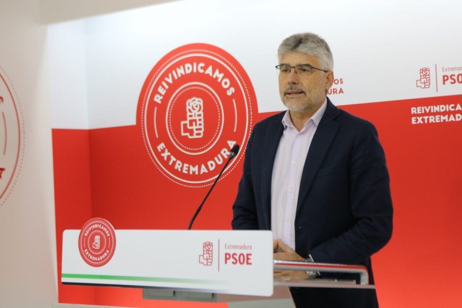 Valentín García. Candidato nº 1 al Congreso de los Diputados del PSOE por Badajoz.