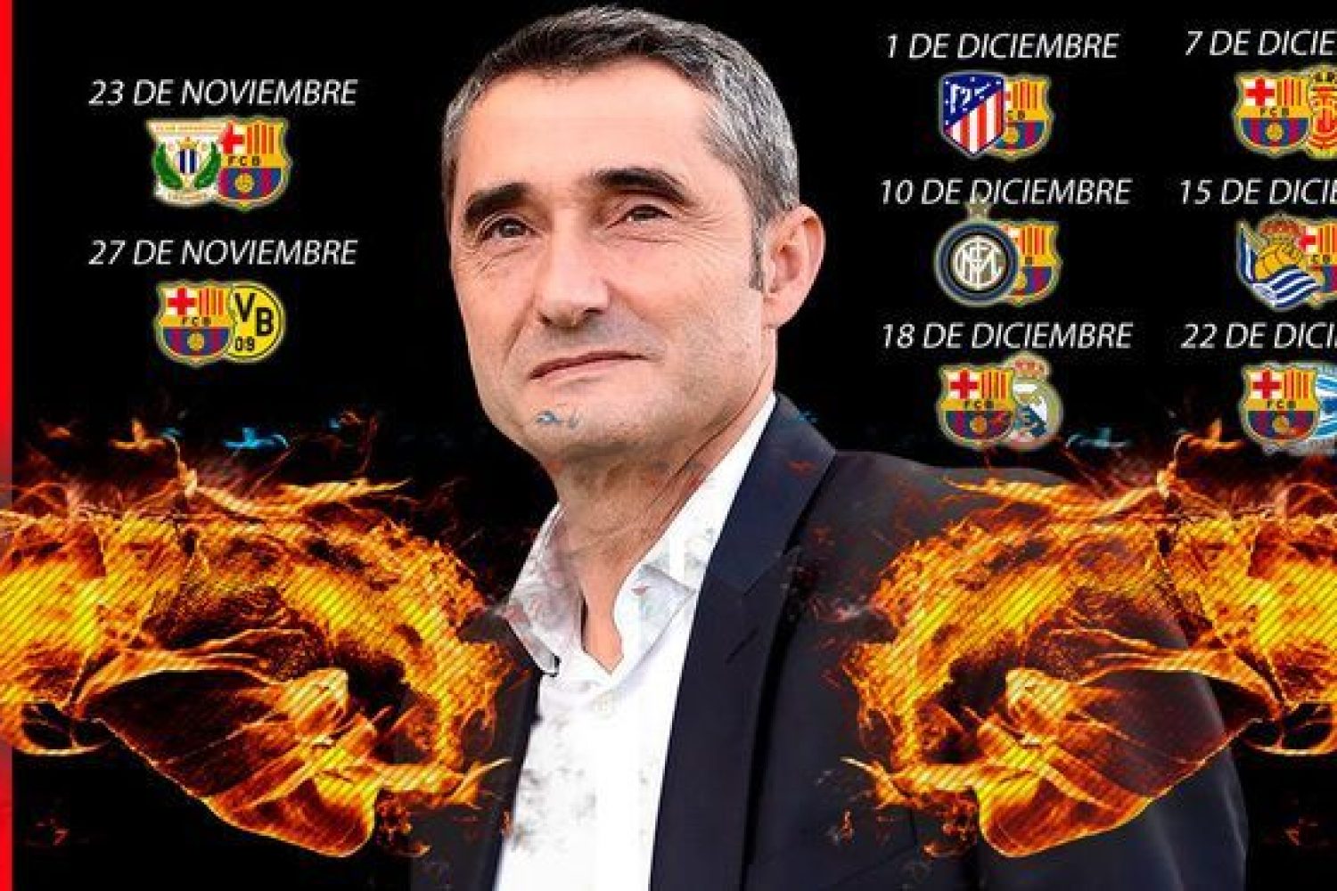Valverde, contra un calendario que echa fuego