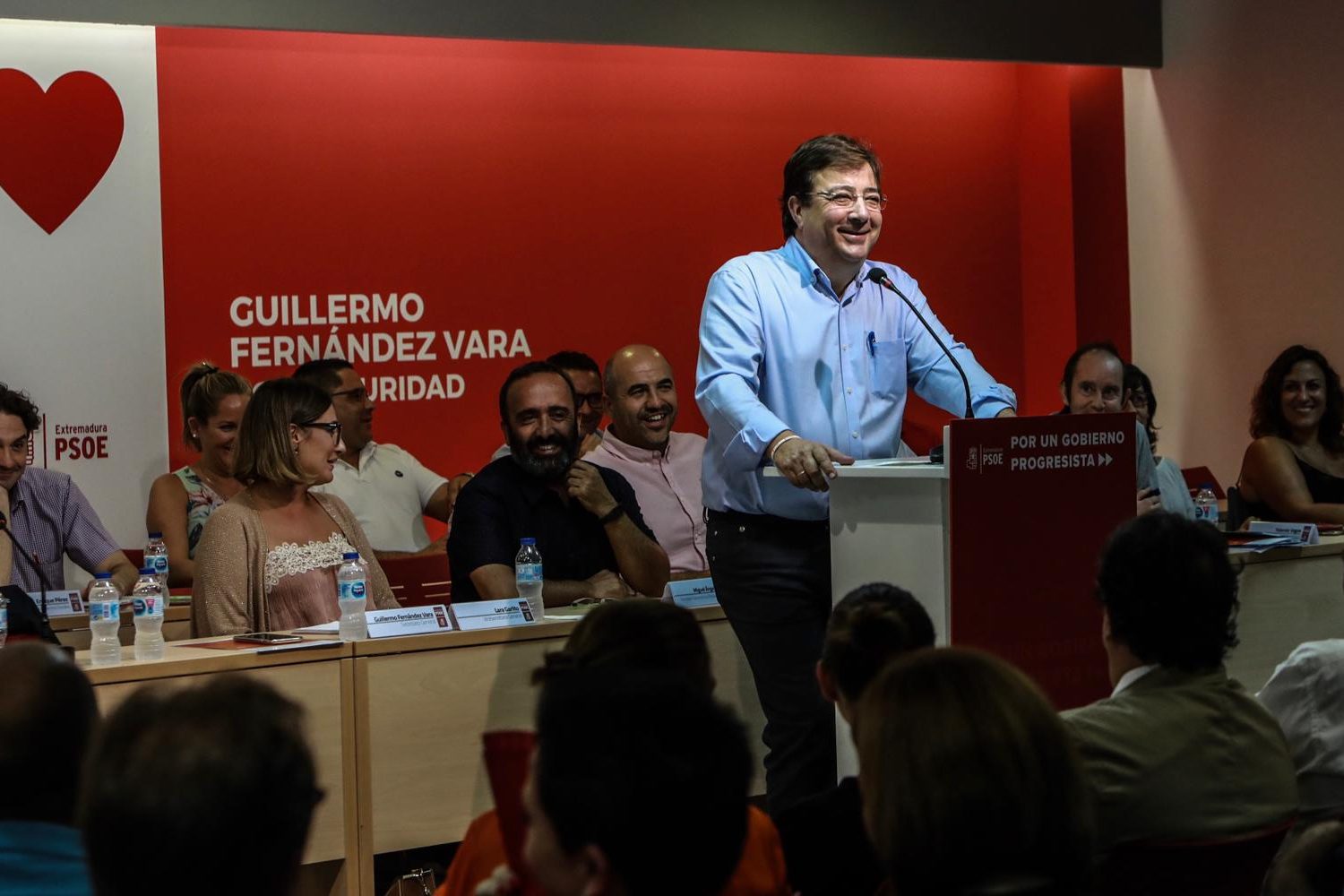 Fernández Vara en su intervención en el Comité Regional del PSOE.
