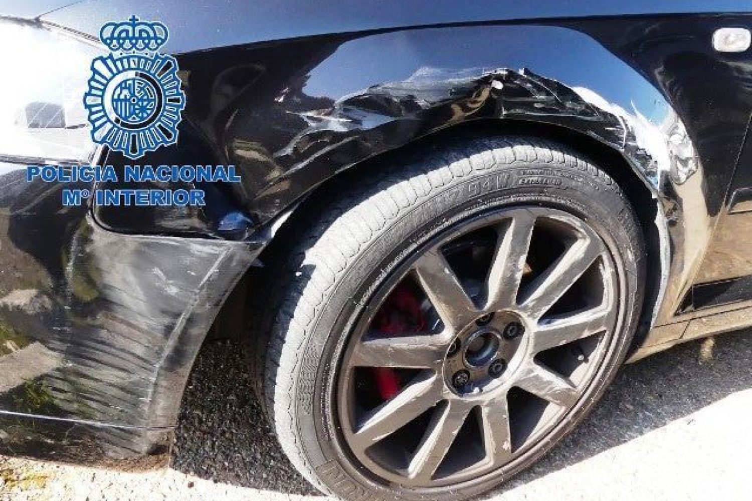 vehiculo colision contra zeta