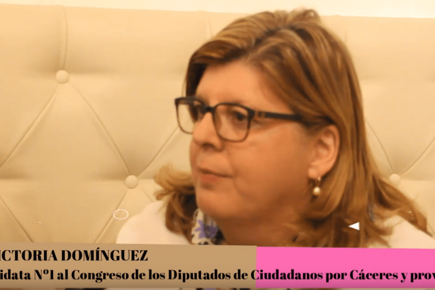 Victoria Domínguez, Ciudadanos Cáceres.