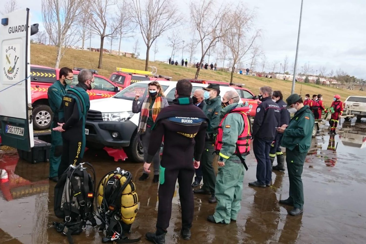 vuelco accidente trabajadores camalote badajoz